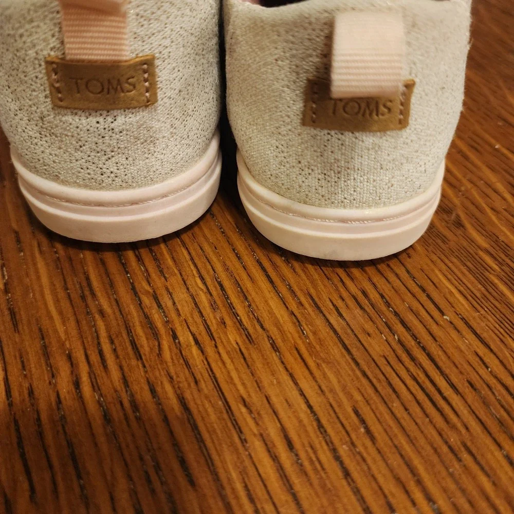 Toms Toddler Rose Metallic Size‎ 10 Cute Sassy Princess